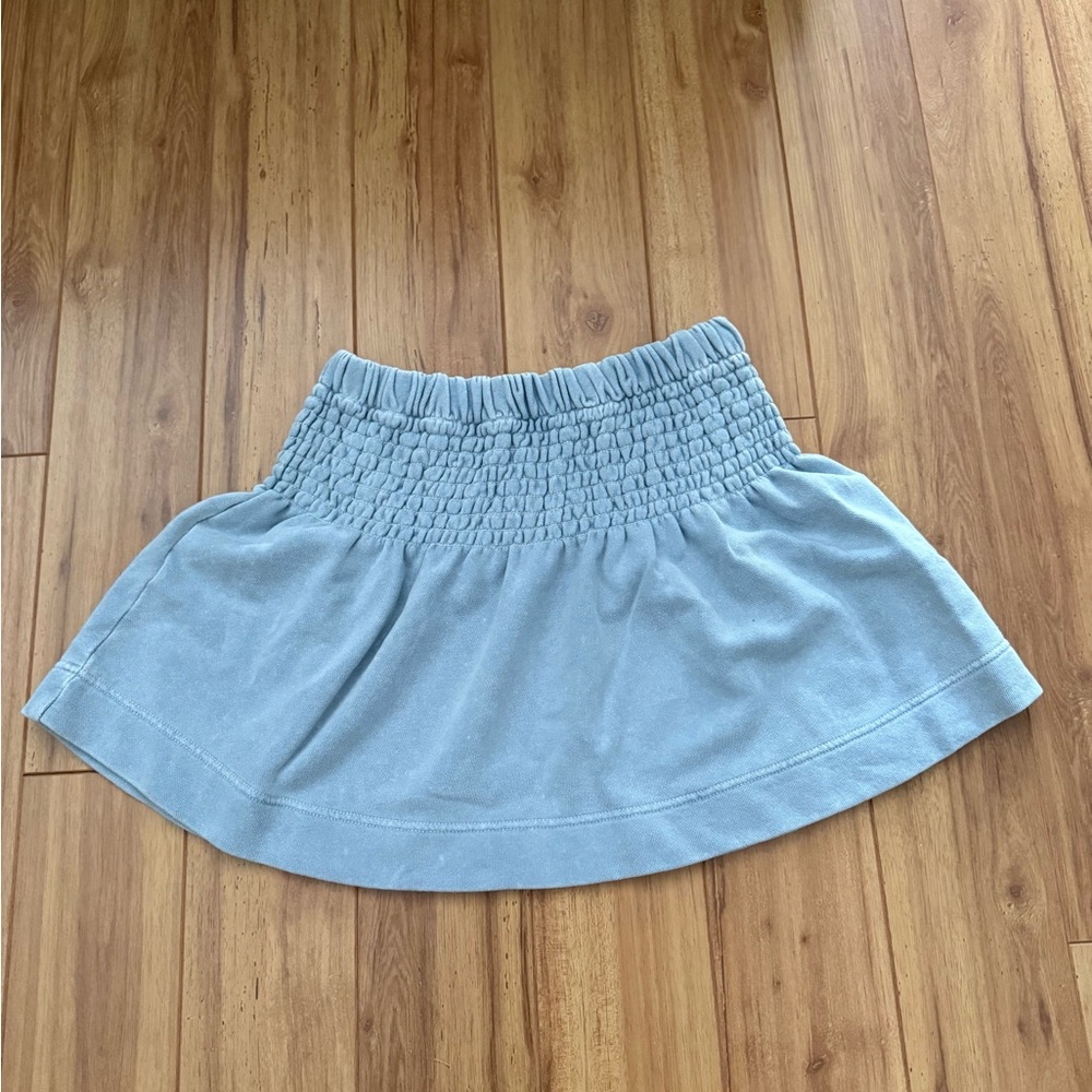 NEW Aerie Cotton Knot Pull On Mini Skirt